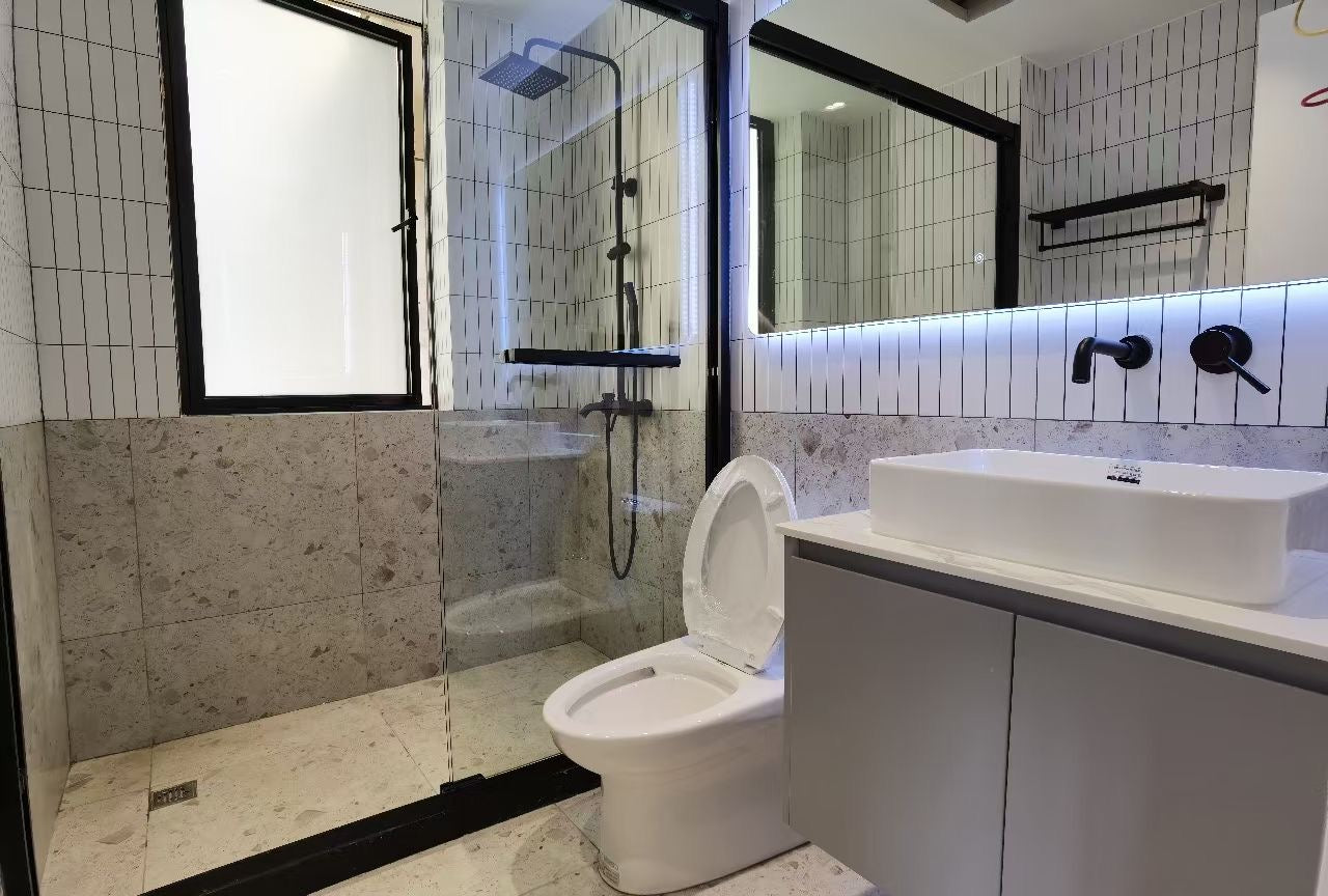 Modern 3br with floor heating near Zhongshan park 路易凯旋宫3房