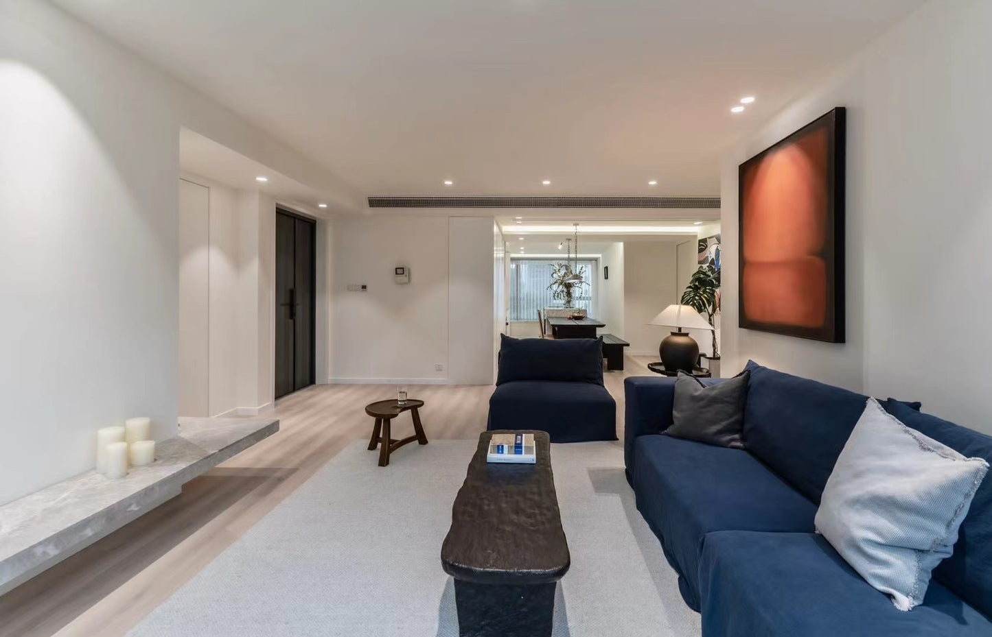 Modern 3br apt at 8 park avenue 静安豪景3房