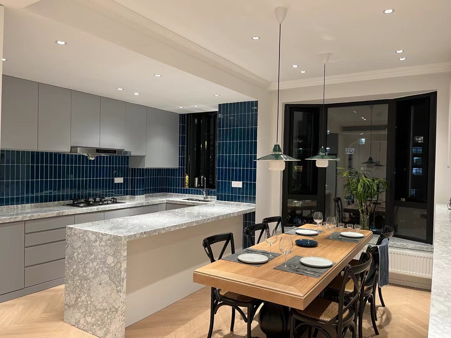 Brand new 3br with floor heating in jingan 达安花园3房