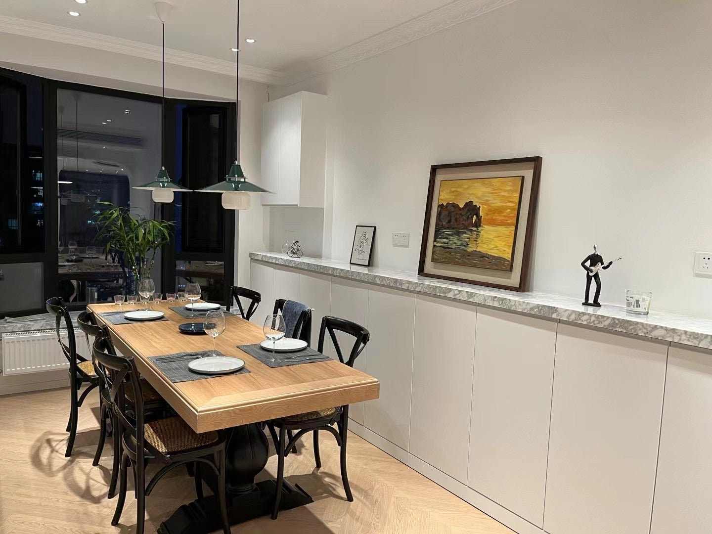Brand new 3br with floor heating in jingan 达安花园3房