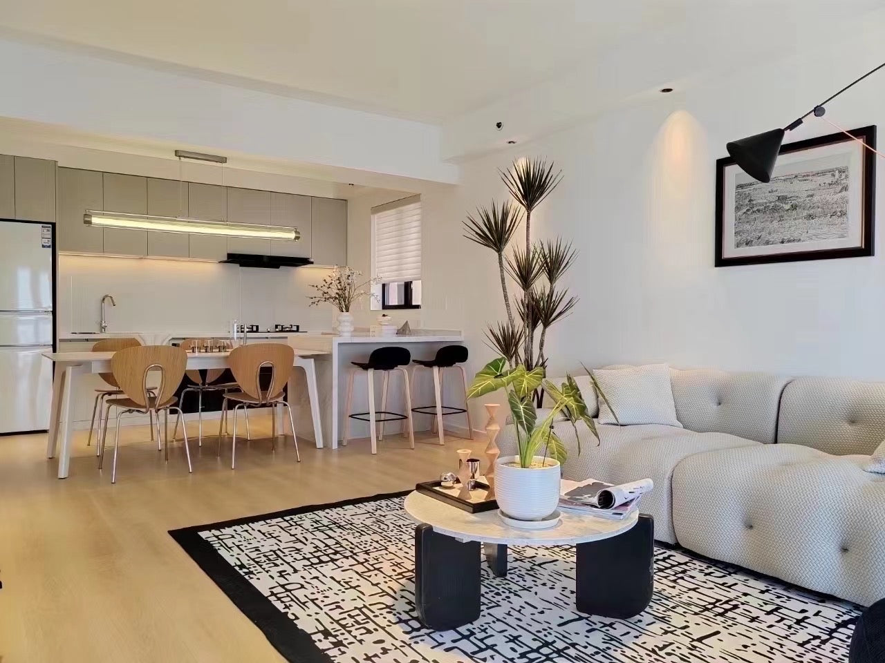 Modern 2+1br with floor heating / hanzhong rd 嘉里不夜城2+1房