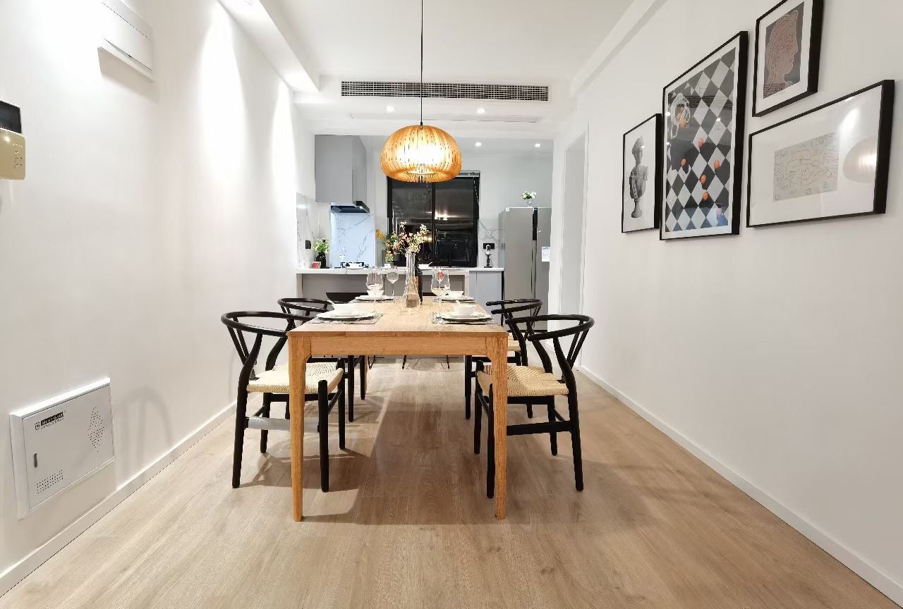Modern 3br with floor heating near Zhongshan park 路易凯旋宫3房