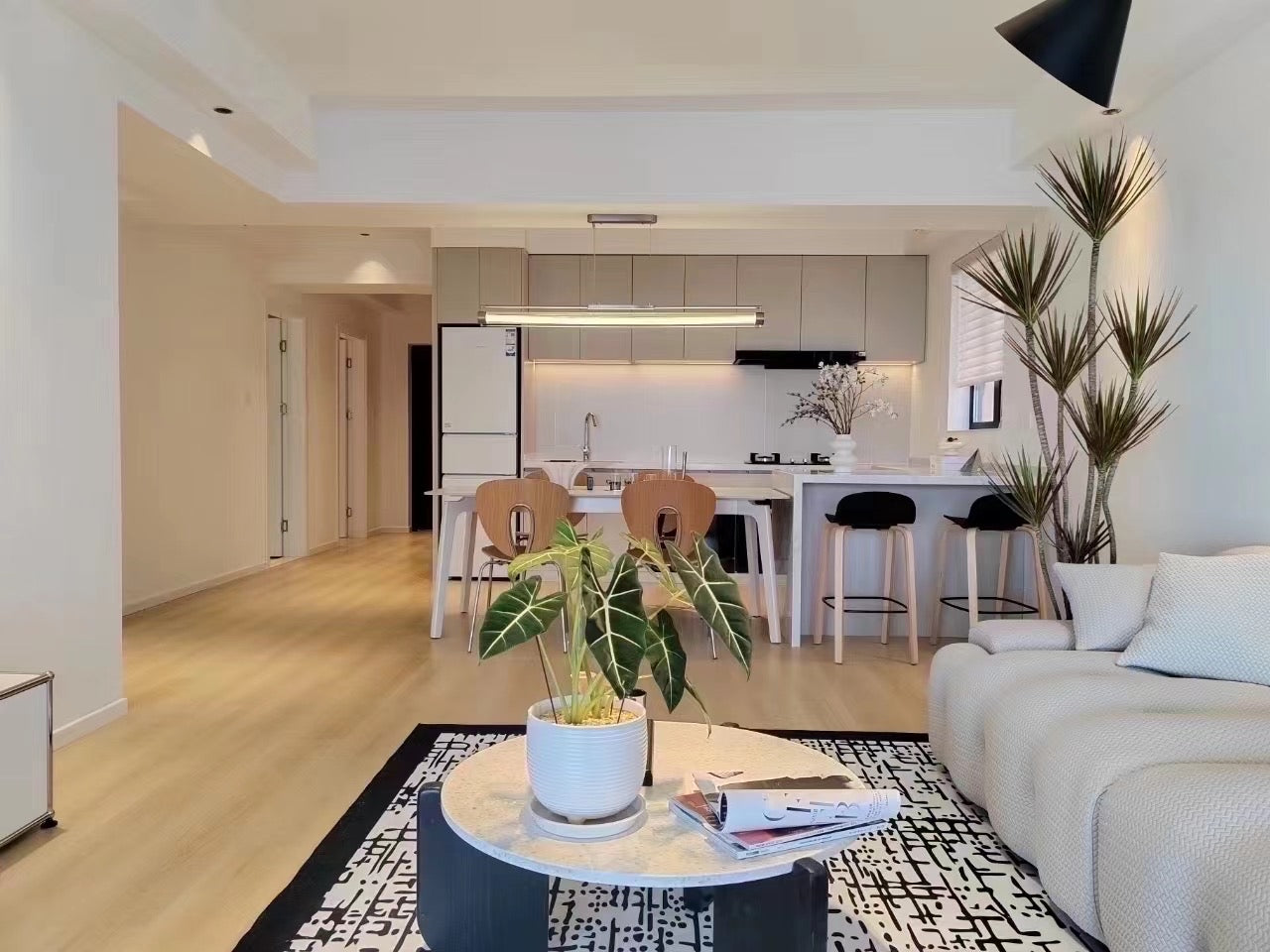 Modern 2+1br with floor heating / hanzhong rd 嘉里不夜城2+1房