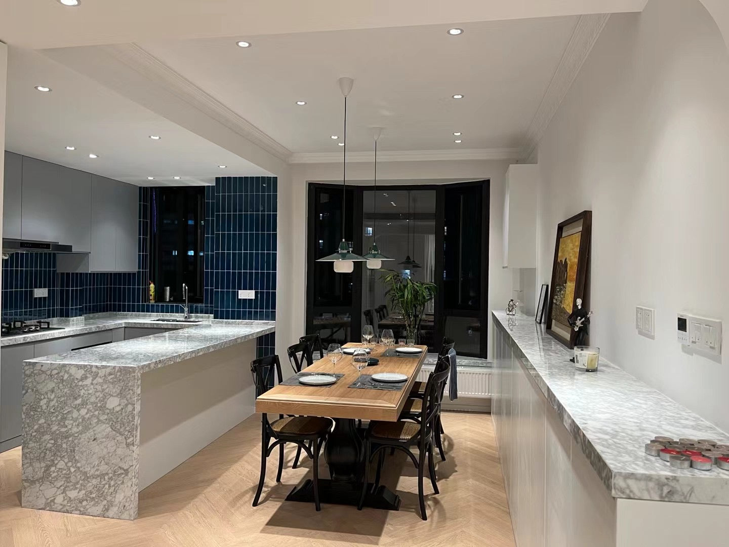 Brand new 3br with floor heating in jingan 达安花园3房