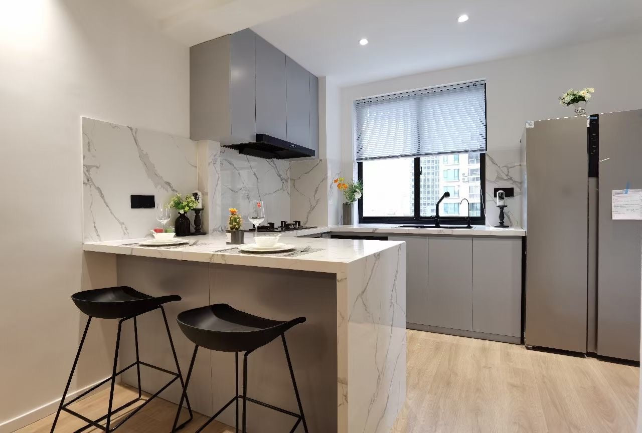 Modern 3br with floor heating near Zhongshan park 路易凯旋宫3房