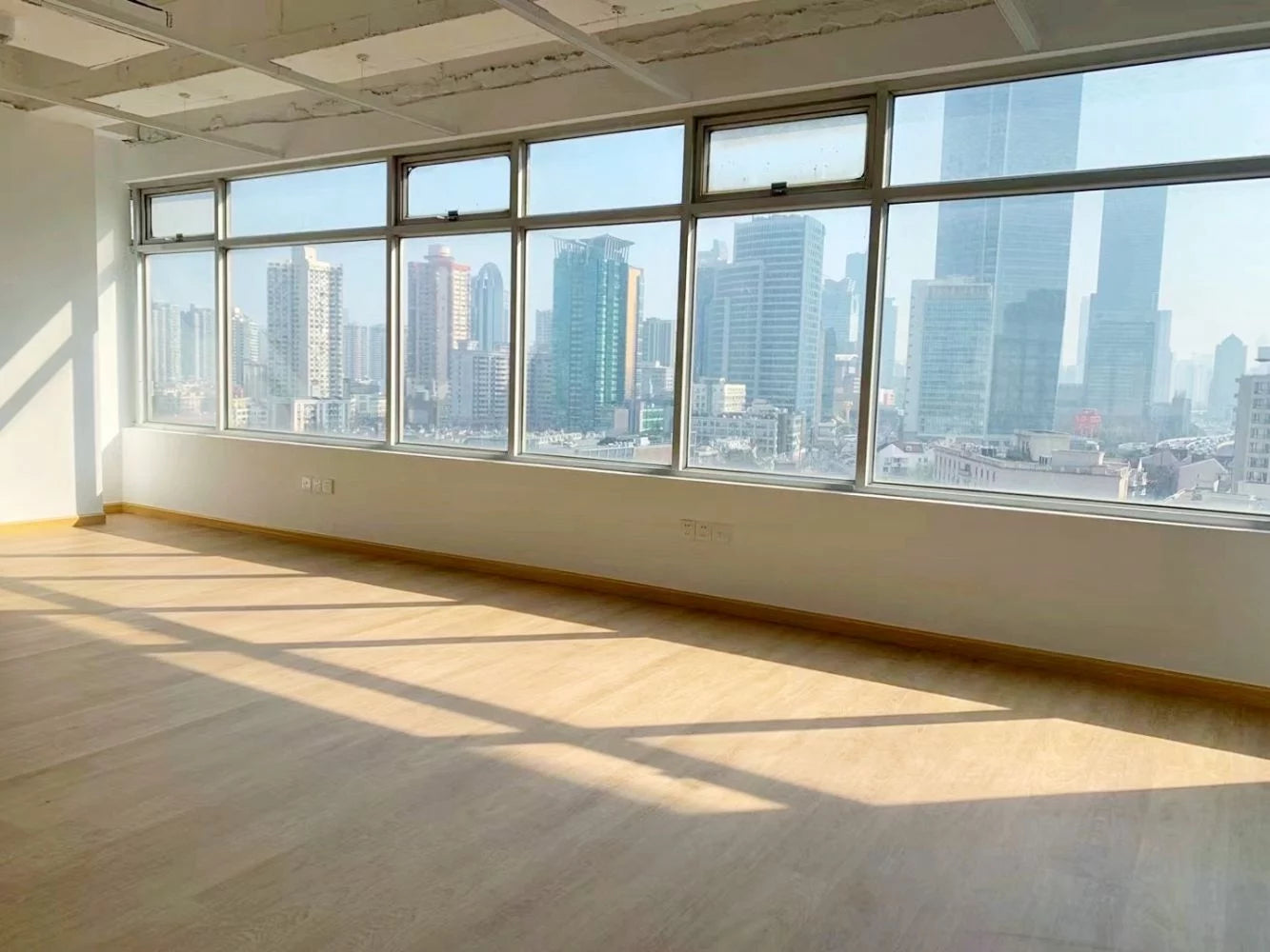 jingan temple 200sqm moder office 静安大厦200平米办公室