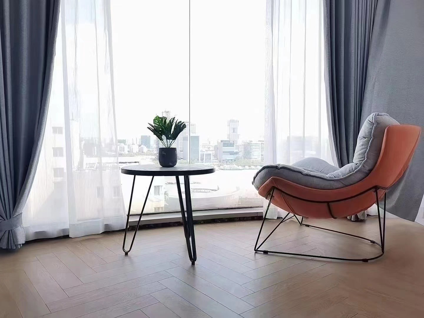 modern 2br apt with river view 耀江花园2房江景