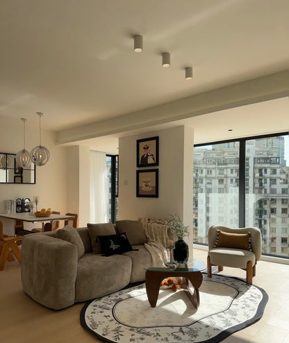 Modern 2BR loft apt with river view 上海知音苑2房复式