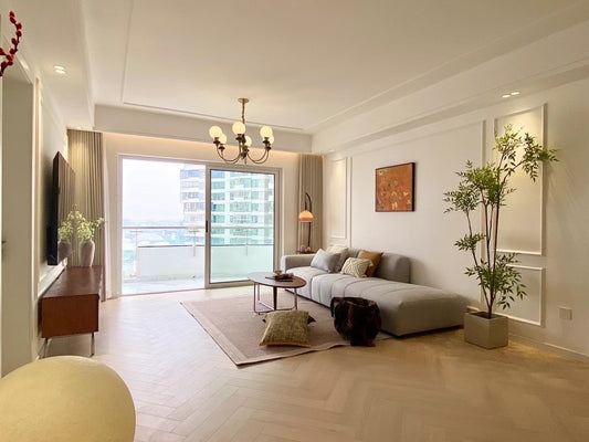 Newly 2br apt river view  / xuhui bund 百汇园2房江景