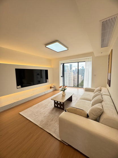 Newly 3br apt in jingan 静安晶华园3房公寓带地暖