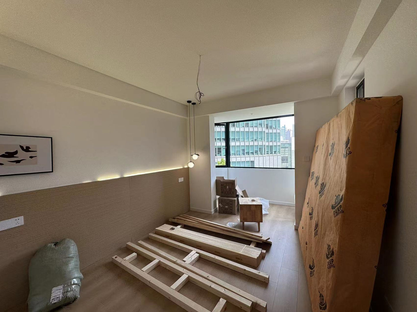 Beautiful 1br apt , floor heating / west nanjing rd 达安城1房