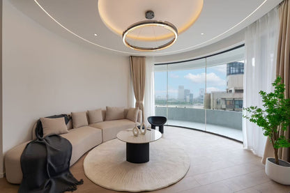 modern 2br apt with river view 耀江花园2房江景