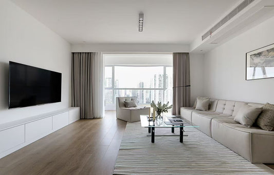 Spacious 4br apt with floor heating at jingan 银华苑4房