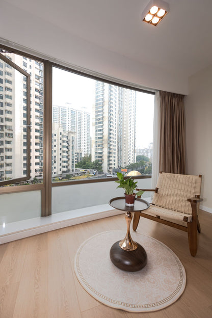 Modern 2br apt at changshou rd 苏堤春晓2房带地暖